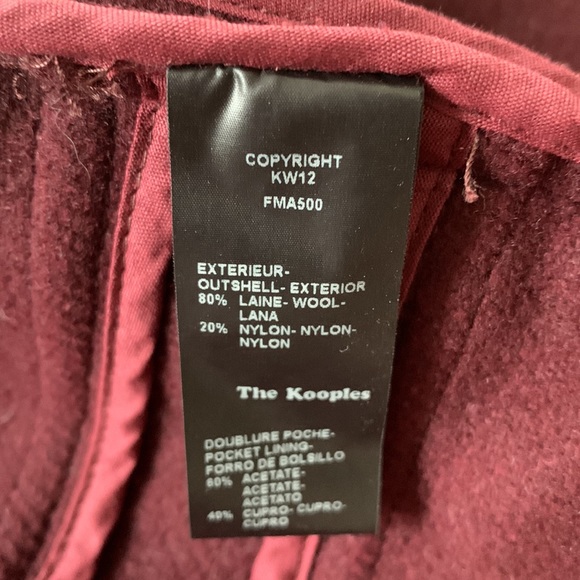 The Kooples woollen jacket - Picture 3 of 3